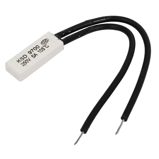 Unique Bargains KSD 9700 250V 5A 105Celsius Temperature Switch Thermostat Thermal Protector Fuse