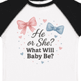 thumbnail image 4 of Inktastic Gender Reveal He or She Boys or Girls Toddler T-Shirt, 4 of 5