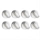 thumbnail image 3 of 8 PCS Metal Silver Gas Stove Cooker Knobs Adapter Oven Switch, 3 of 5