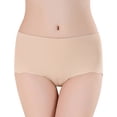 thumbnail image 1 of Women Silk Ice Ultra-Thin Quick Dry One-Piece Seamless Stretch Mid-Waist Panties Underwear Briefs, 1 of 6