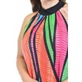 thumbnail image 4 of Vestido plisado multicolor Roman Fashion Tallas Extras 2325 Verde 38, 4 of 7