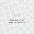 thumbnail image 6 of Noble Linens 4 Piece Pattern Microfiber Bed Sheets Set, Navy Quadrafoil, Queen, 6 of 13