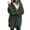 ZA-Army Green, variant on Women's Fuzzy Fleece Cardigan Sweaters with Hood Warm Open Front Cardigans Plus Size Long Sleeve Coats Cozy Soft Shaggy Hooded Jacket with Pockets