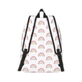 thumbnail image 3 of Balery Rainbow Vintage Canvas Backpack for Men and Women - Large Capacity, Durable Travel Laptop Bag for School, Work, Hiking, and Outdoor Activities, 3 of 7