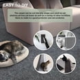 thumbnail image 5 of XIBUFE Cat Scratch Couch Furniture Protector,Adhesive Cat Scratch Pad Deterrent for Furniture,Cat Scratcher Sofa DIY Climbing Cat Scratcher Couch Protector (Light Grey,78.7X15.8Inch), 5 of 7