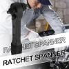 TIMIFIS Kitchen Gadgets Two In One Drill Chuck Key Wrench Black Fast Ratchet Wrench Two End Dualuse Wrench Kitchen Appliances ummer