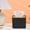 Black #10, variant on Wooden Tissue Box Cover | Plastic Flip-Top Dispenser for Living Room & Dining Room | Waterproof & Durable Storage Organizer | 1-Piece Black or White Home Decor