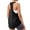 Black, variant on CAIXIA Gym Tops for Women Workout Sleeveless Athletic Tank Tops Crewneck T-Shirt Yoga Shirts Athletic Running Oversized Gym Clothes,Black