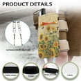 thumbnail image 6 of COEQINE Sunflower Crutch Bag Butterfly Broken Foot Underarm Crutch Pouch Large Capacity Crutch Storage Bag Water-Resistant Walking Cane Pouch for Outdoor Enthusiasts, 6 of 7