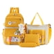 thumbnail image 1 of Conjunto de cuatro mochilas escolares para el campus, conjunto de varias piezas para estudiantes de primaria, 1 of 6