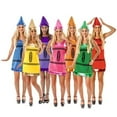 thumbnail image 6 of Orion Costumes Women's Orange Crayon Fancy Dress Costume  XL1 Female, 6 of 7