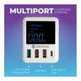 thumbnail image 5 of Kratos Power 40W QC3.0/PD3.0 4-Port USB Wall Charger with Digital Display, 5 of 6
