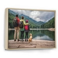 thumbnail image 2 of Designart "Adventurous Family Outing" Hiking Floater Framed Canvas Wall Art, 2 of 5