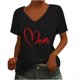 thumbnail image 1 of Camiseta sin mangas con cuello en V y estampado informal elegante para mujer OAVQHLG3B Store  lin121212, 1 of 5