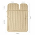 thumbnail image 3 of SHZICMY Car Inflatable Air Bed Travel Mattress Seat Sleep Cushion Mat Pillow Pump Camp Beige, 3 of 19