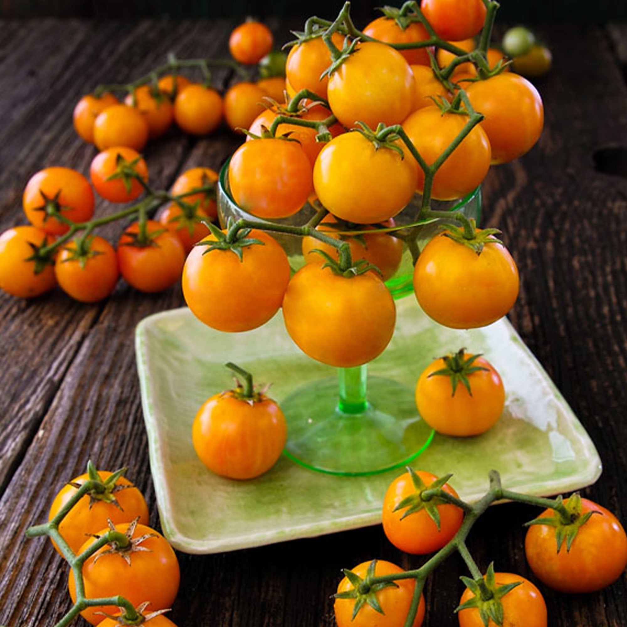 Organic Heirloom 25 Mandarin Orange Tomato Seeds Free Shipping To USA 