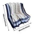 thumbnail image 4 of Bohemian Printed Fringe Scarf Lightweight Wrap Shawl for Style Sun Exposure Accessory Lightweight Textile Fusion, 4 of 4