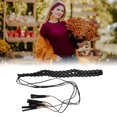 thumbnail image 5 of Unique Bargains 1 Pc Adjustable Waist Belt Hollow Flower Adjustable Waist Cord for Women Black, 5 of 6