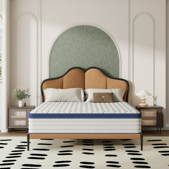 Queen Memory Foam Mattress, 12-Inch Gel-Infused Mattress in a Box, CertiPUR-US Certified, Medium Firm, Pressure Relief & Cooling, Queen Size Mattress for Better Sleep