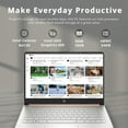 thumbnail image 2 of HP Premium Stream Portable 14 Pouces HD BrightView, Intel Celeron N4120, 16 Go RAM, 64 Go Stockage eMMC, UHD Graphics, Caméra Web HD, 1 An Office 365, Bluetooth, WiFi, HDMI, Win 11s, Or, Carte USB Hotface 32 Go, 2 of 9