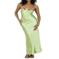 thumbnail image 1 of Women‘s Sleeveless Spaghetti Strap Flower Embroidery Bodycon Cocktail Dresses, 1 of 7