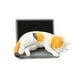 Mini Figurine de Chat Tacheté Orange – image 1 sur 1