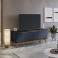 thumbnail image 1 of Mueble TV 55" Kappesberg 136cm con 3 Puertas Negro/Azul, 1 of 9