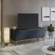 thumbnail image 1 of Mueble TV 55" Kappesberg 136cm con 3 Puertas Negro/Azul, 1 of 9