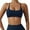 Navy, variant on Bras for Women,Supportive Sports Bra Padded Bustier Back Design Yoga Fitness Workout Top No Underwire Spaghetti Straps,Sports Bras for Women,White,S