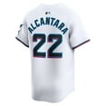 thumbnail image 3 of Men's Nike Sandy Alcantara White Miami Marlins Home Limited Player Jersey, 3 of 3