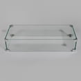thumbnail image 2 of , Rectangular Fire Pit Wind Guard, Clear ,Glass , Rectangular Fire Pit Wind Guard, 2 of 5