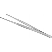 30cm Kitchen Tweezers, Stainless Steel Long Straight Tongs Tips Brown Food Curls For Home Medical Epilate Tongs Kitchen Cooking Beef Tongs