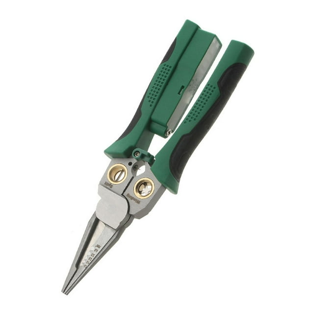 AKEGAMN Clearance! 8 In 1 Wire Stripper With Voltage Tester Multi Function Cable Cutters Pliers Crimper Splitter And Wire Stripping Function For 1018 AWG Wires Ideal For Electrician Work A multi-fun