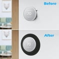 thumbnail image 4 of 2pcs Thermostat Trim Round Wall Plate Wall Mount Compatible With Nest Thermostat, 4 of 6