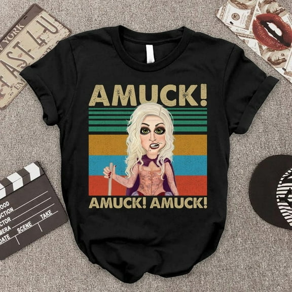 Amuck! Amuck! Amuck! Sarah Sanderson Witch Halloween Vintage T-Shirt, Hocus Pocus Witch Tee, Retro Halloween Shirt, Sarah Sanderson Fan Shirt, Witch Costume Shirt