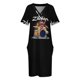 thumbnail image 3 of Vestido de bolsillo suelto para mujer vestido elegante The Big Drums, 3 of 6