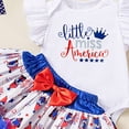 thumbnail image 4 of Baby Boy Girl Bubble Romper for 6-9 Months Baby Girls Suit Comfortable Breathable Print Sleeveless Triangle Romper Double Crepe Skirt, 4 of 4