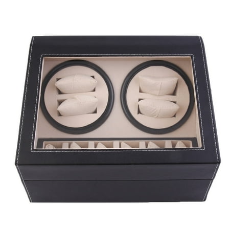 Fashionable 10 Grid Leather Watch Box Organizer Jewelry Display Storage Case