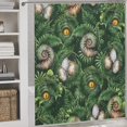 thumbnail image 3 of Prehistoric Dinosaur Fossils Plants Shower Curtain for Bathroom Fabric Waterproof Shower Curtain with 12 Plastic Hooks for Home Hotel Bath Decor 72 X 72 Inches, 3 of 6