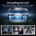 thumbnail image 3 of Pour iPhone 16 Pro Max Étui, Compatible avec MagSafe, Protection Antichoc de Qualité Militaire, Étui Magnétique pour iPhone 16 Pro Max, Étui Hybride Classique (HaloLock), Transparent, 3 of 5