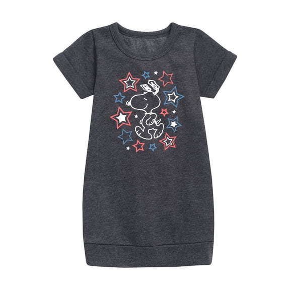 Peanuts - Snoopy Stars - Toddler & Youth Girls Fleece Dress