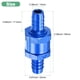 thumbnail image 3 of Uxcell 1 Paquete Válvula de Retención de Combustible de 3/8" 10mm para Petróleo Diésel Válvulas de Un Solo Sentido Azul, 3 of 6