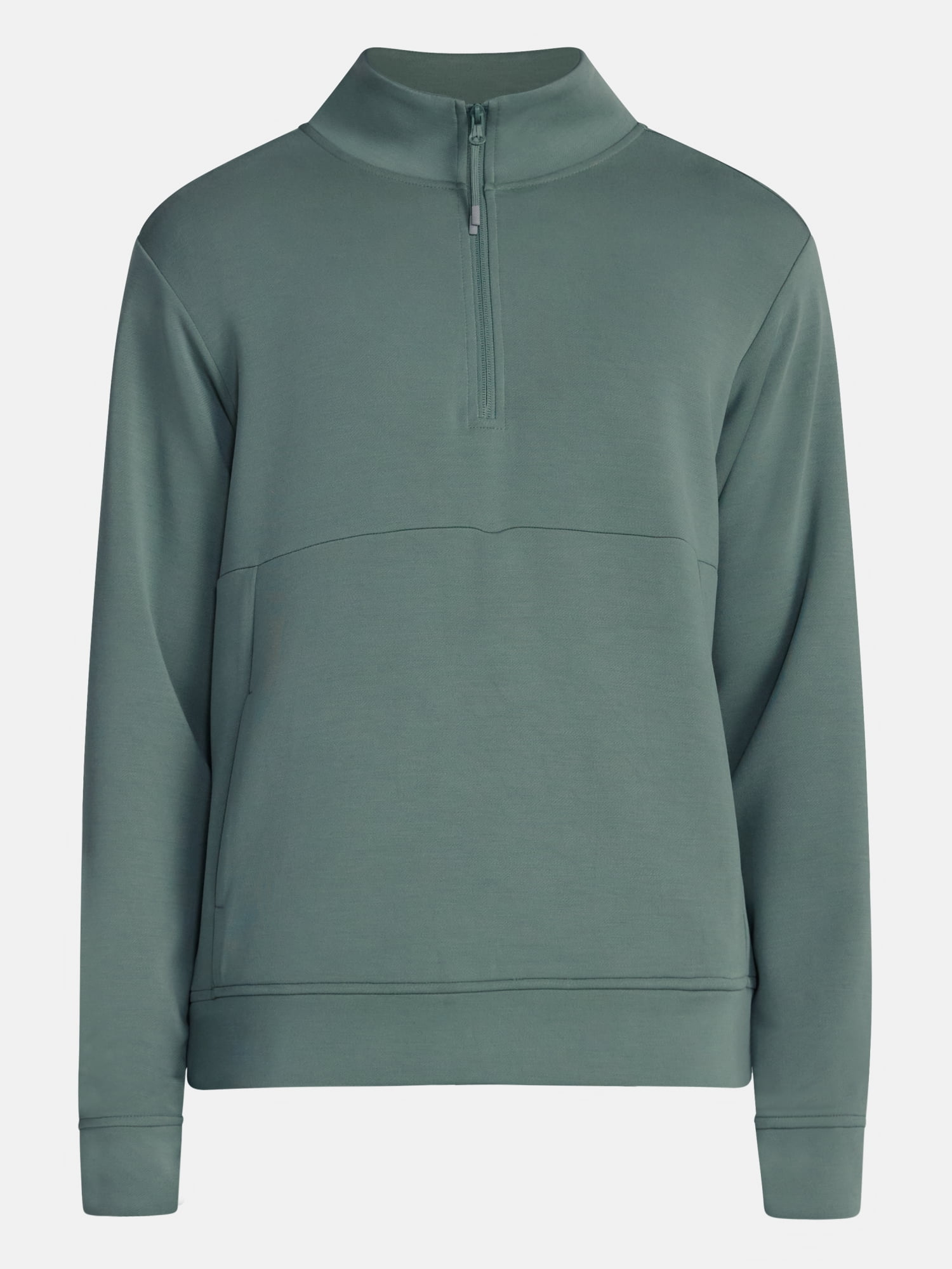 Avia Men's Twill ScubaKnit Quarter Zip Pullover Sweatshirt, Sizes XS-4XLT