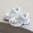 thumbnail image 2 of Gubotare Toddler Boy Shoes Summer Boys Girls Sneakers Light up for Toddler Size 8.5 (White,8.5 Toddler), 2 of 9