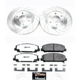 thumbnail image 3 of PowerStop Front Z36 Truck & Tow Carbon-Fiber Ceramic Brake Pad and Drilled and Slotted Rotor Kit Fits: NISSAN Select Models K5821-36, 3 of 9