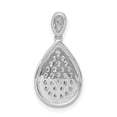 thumbnail image 7 of 14K White Gold Diamond Fancy Teardrop Pendant (0.244Cttw), 7 of 7