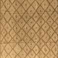 thumbnail image 1 of Ahgly Company Indoor Square Abstract Brown Modern Area Rugs, 8' Square, 1 of 4