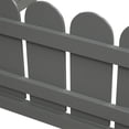 thumbnail image 7 of Twin House Bed, Floor Bed with Roof and Fence, Solid Wood Bed Frame for Kids Teens Girls Boys, Not included Slats, Box Spring Needed, No Limit Weight Capacity, Gray, 7 of 7