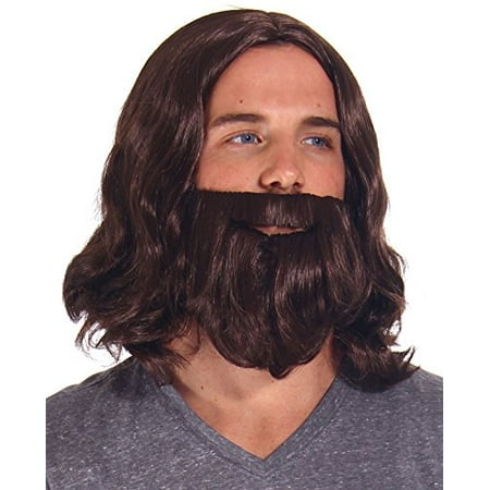 wigs costume beard biblical cosplay jesus mens brown