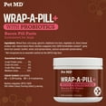 thumbnail image 5 of Pet MD Wrap-A-Pill with Dog Probiotics - Pill Wrap for Dogs Medicine - Easy-to-Use Paste to Hide Capsules, Create Pockets and Pill Treats for Dogs - Bacon (4.2oz), 5 of 9